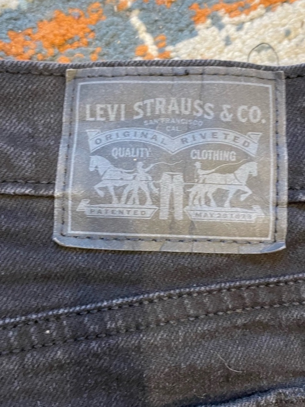 Levi's Wedgie Straight Leg Women's Jeans in Black 32 - Picture 11 of 14